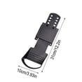 thumbnail image 3 of BAOPAI High-Quality Replacement Fixed Foot Pedal for Rowing Machines with Ergonomic Design and Non-Slip Surface for Safe and Stable Workouts at Home or Gym, 3 of 5