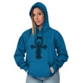 thumbnail image 3 of Ankh Egyptian Cross Symbolic Spiritual Hoodie Sweatshirt Women Men Brisco Brands M, 3 of 6