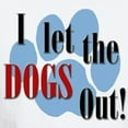 thumbnail image 4 of CafePress - I Let The Dogs Out White T Shirt - Men's White Classic Cotton T-Shirts, 4 of 5