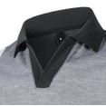 thumbnail image 6 of Ceisia Men's Polo Shirt | Slim Fit Short Sleeve Color Block Patchwork Stripe Polo | Breathable Wrinkle-resistant (Multiple Combinations) Gift, 6 of 6