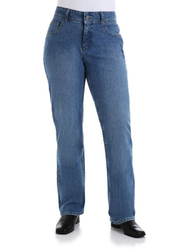 Lee Riders - Women's Core Relaxed Fit Straight Leg Jeans - Walmart.com ...