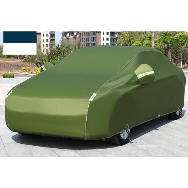 solar completo para coche protección a prueba de polvo resistente arañazos ajuste Universal libre para Sedán, duradero y 1 capa verde shamjiam Funda Universal para Coche Completa
