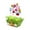 Herbe, variante sur Rongfmy Panier de Pâques Prérempli Remplisseurs de Paniers Organisateur Cadeau Animaux en Peluche Lapins pour Fête Adultes Garçons Filles Enfants Clôture