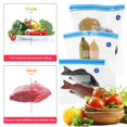 thumbnail image 3 of CNKOO Sacs sous Vide 20 Pcs Sacs de Rangement Alimentaires Réutilisables avec 15 Pcs 3 Tailles Sacs Alimentaires sous Vide 4 Pinces de Scellage 1 Pompe à Main Plastique Alimentaire Sacs de Conservation pour Stockage Alimentaire, 3 of 7