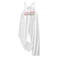 thumbnail image 4 of JIAYUE Boys Girls Jumpsuits Square Collar Sleeveless For Back To School Letter Print Casual Suspender Pants Comfortable Playwear Stylish Overalls Kids Rompers, 4 of 4