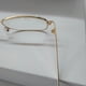 thumbnail image 3 of Gafas de presbicia, gafas de lectura de cristal, montura completa de metal, espejo para anciano, 3 of 3