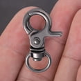thumbnail image 6 of 4pcs Key Chain Clip Hooks Swivel Clasps Lanyard Snap Hooks with Split Key Rings,Gun Color, 6 of 8