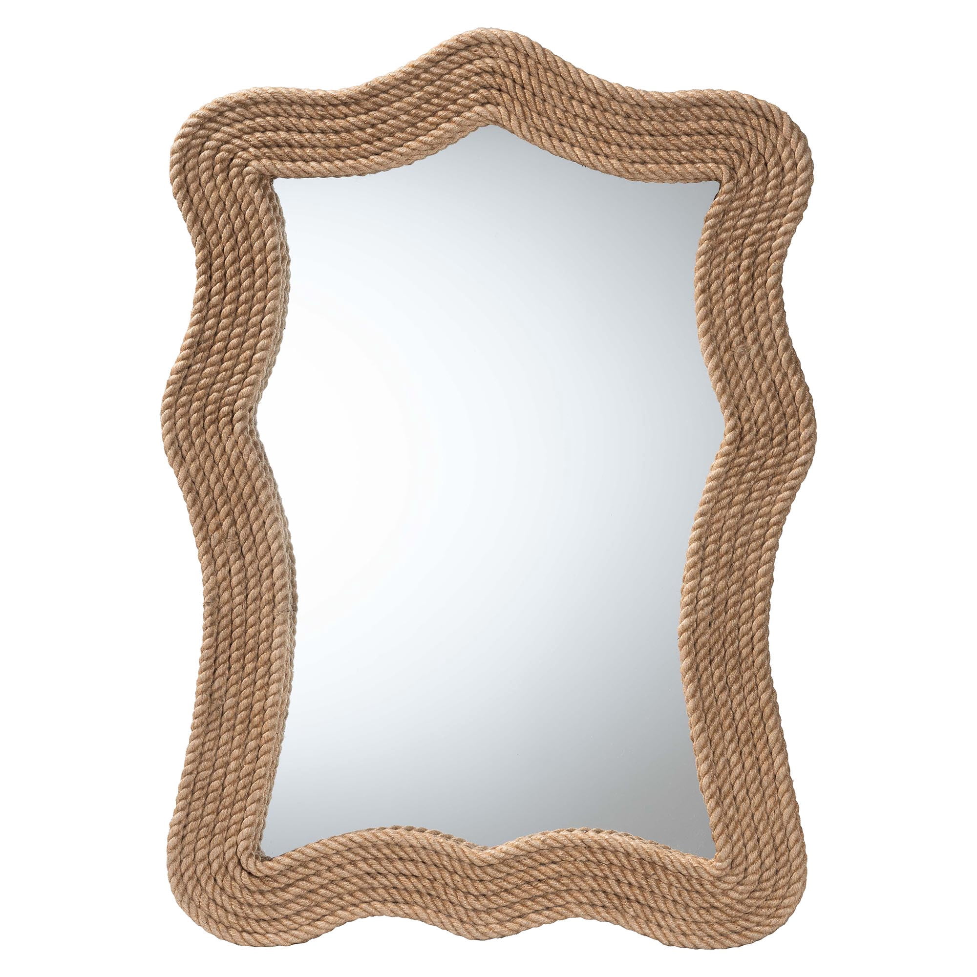 bali & pari Quiana Coastal Mirror, Natural