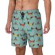 thumbnail image 1 of Balery Dachshund Dog Puppy Bañador para hombre, shorts de playa de secado rápido con entrepierna y forro de compresión-Medium, 1 of 6