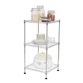 thumbnail image 4 of UBesGoo 3-Tier Steel Wire Shelf Rack, Storage Shelves for Kitchen Bathroom Bedroom, Silver, 4 of 6