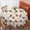 Football Helmet Beige-1, variant on Football Leaf Beige Pattern Round Tablecloth 70"x70", Wrinkle Resistant Wipeable Table Cover for Kitchen Dining Room Picnic Patio and Party