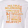 thumbnail image 4 of Inktastic Multiple Sclerosis Awareness word cloud Long Sleeve Youth T-Shirt, 4 of 5