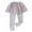 Q4Grey, variant on lnmuld Boys Sweatpants Toddler Trendy Girls' Leggings Skirt Ruffle Skirt Pants Kids Solid Color Size:5-6 Years
