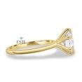 thumbnail image 4 of ESTE ORIGIN 2ct Round Solitaire Lab Grown Diamond Engagement Ring 14K Yellow Gold for Women US 5.5, 4 of 5