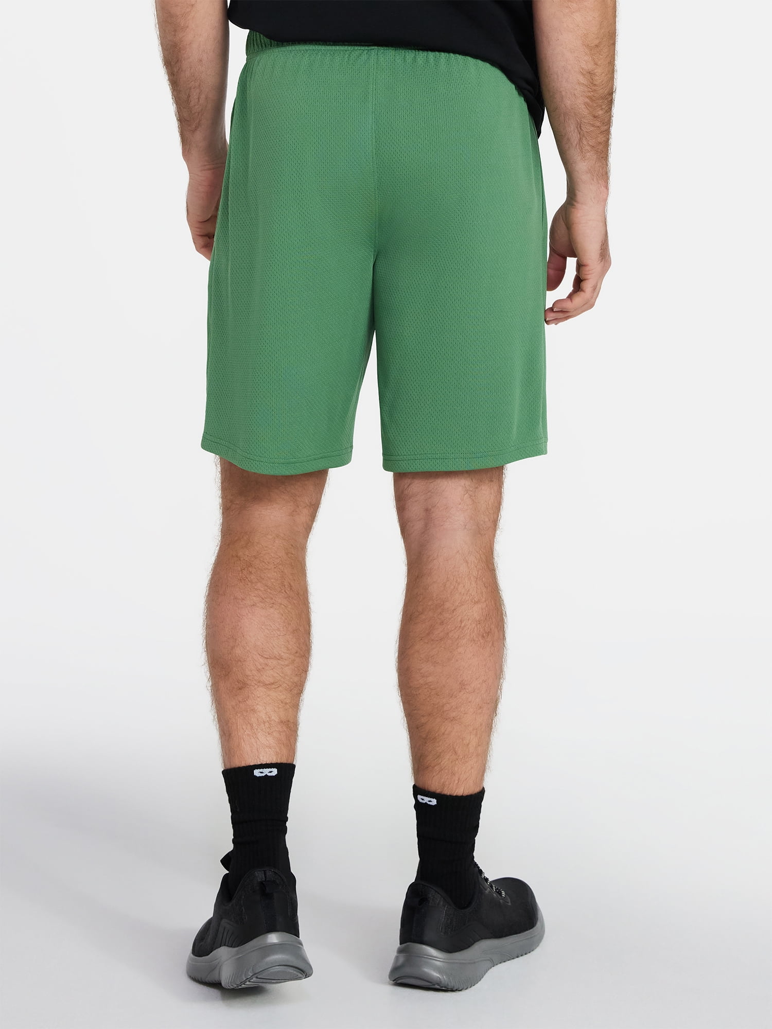 Athletic Works Men's and Big Men's Active Mesh Shorts, 9" Inseam, Sizes XS-5XL