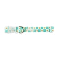 thumbnail image 2 of Oodles Polyester Smiley Checkerboard Adjustable Fashion Dog Collar, Green, Small, 2 of 9