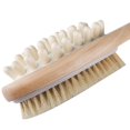 thumbnail image 3 of Cepillo corporal de madera, cepillo de baño para frotador de espalda, cerdas naturales, cepillo de baño de masaje doble, excelente para exfoliar la piel y la celulitis, adecuado F, 3 of 3