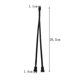 thumbnail image 2 of Computer CPU Adapter Power Cable Black 4 Pin Pwm Female to 3 Pin 4 Pin Adapter for Parallel Connection, 2 of 2