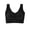 Black, variant on Wireless Lifting Tank Top Bra for Women Seamless Push-up Breathable Racerback Solid Colors Natural Bust