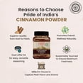 thumbnail image 5 of Pride of India – Natural Cinnamon Ground – Pure & Fresh – Gourmet Spice – Perfect for sweet & savory dishes – Easy to Use – Good for Restaurant Use - 7 oz. Medium Dual Sifter Bottle, 5 of 8