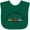 Green, variant on Inktastic My First Fathers Day with Red, Blue, and Green Cars Boys or Girls Baby Bib