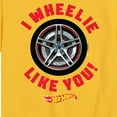 thumbnail image 3 of Hot Wheels - Valentine's I Wheelie Like You - Toddler And Youth Short Sleeve Graphic T-Shirt, 3 of 5