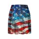 thumbnail image 4 of Faldas de Verano para Mujeres Falda de Tenis Atlético Plisado Estampado Hoja Elástico Pantalones Cortos de Yoga con Forro, 4 of 5