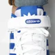 thumbnail image 5 of Size 8.5 - Adi-das Forum Low White Royal Blue, 5 of 6