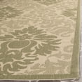 thumbnail image 4 of Safavieh Courtyard Jessie Damask Indoor/Outdoor Area Rug, Natural/Olive, 5'3" x 7'7", 4 of 11