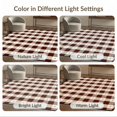 thumbnail image 7 of ODIKA Fuzzy Vintage Fluffy Plaid Festive Reindeer Alfombra Para Sala Foldable Easy Care for King Size Bedroom, Master Suite, Under Bed, 7 of 7