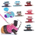 thumbnail image 3 of maskred Ferret Harness – Walk Fuzzy Friend In Style And Comfort Strap On Harness Hamster Harness Rabbit Harness Pet Harness Red box XS 1 English alphabet,1 S, 3 of 6