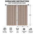 thumbnail image 2 of Blackout Kids Curtains,Brown Bigfoot Pattern Childrens Insulated Curtains Set Of 2,Bedroom Essentials,Toddler Room Decor 42x84in(106x213cm), 2 of 5