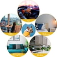 thumbnail image 4 of 100 PCS Sublimation Blank Car Coasters, 2.75 in Circular Opening Blank Sublimation Coasters for Thermal Sublimation DIY Crafts,Car Coasters., 4 of 7