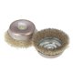 thumbnail image 3 of 2pcs 75mm 3" Steel Wire Wheel Fine Crimp Cup Wheel Brush Rotary Steel Wire Brush For Angle Grinder, 3 of 5