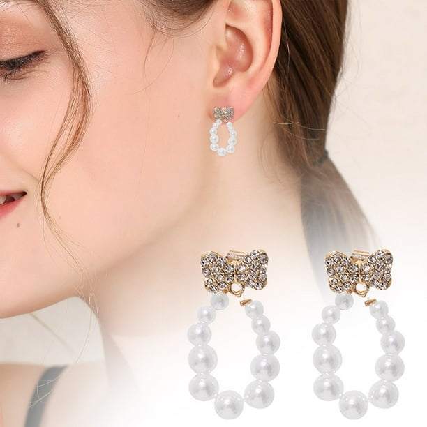 Stud Earrings for Women Girls Trendy Diamond Encrusted High End Butterfly Teen Minimalist Cuff Piercing Trendy Ear Rings Gifts
