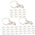 thumbnail image 4 of FRCOLOR 150 pcs  Curtain Rings with Clips Iron Curtain Clip Rings Metal Curtain Ring Clips, 4 of 8