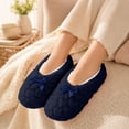 thumbnail image 5 of UTSJKR Womens Low Profile Soft Sole Indoor Floor Sock Shoes, Thick Warm Knit House Slipper Socks, Lightweight Non Slip Home Footwear for Winter, 1 Pair, 5 of 9