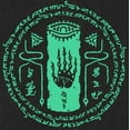 thumbnail image 2 of Men's Nintendo The Legend of Zelda: Tears of the Kingdom Glowing Shrine Rune  Graphic Tee Black 3X Large, 2 of 5