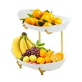 thumbnail image 1 of Frutero para encimera de cocina, cesta de fruta acrílica de 2 niveles, 1 of 6
