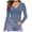Blue, variant on Long Sleeve Shirts for Women Fashion V Neck Basics Tops Lightweight Base Layer Slim Fit Top