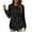 Black, variant on DondPO Womens Tunic Tops,Womens Sweatshirt Crewneck Long Sleeve Shirts High Low Tops Curved Hem Women Sweatshirts No Hood,Womens Fall Tops,Tops for Women Trendy Red XL