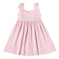 thumbnail image 6 of Zanarzt Little Girl Dresses Toddler Baby Girls Dress Summer Ruffle Sleeve Halter Casual Kids Beach Sundress 18-24 Months,Red, 6 of 9