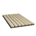 thumbnail image 5 of Ekena Millwork AcoustixPro Noise Cancelling Concave Small Slat Wall Panel 11"W x 94 1/2"H, White Wash (2 Pack), 5 of 7