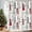 Christmas Tree Abstract, variant on Fall Shower Curtain, Autumn Thanksgiving Pumpkin Shower Curtain Set with 12 Hooks, Fall Shower Curtains for Bathroom Decor, 72x72 Inch