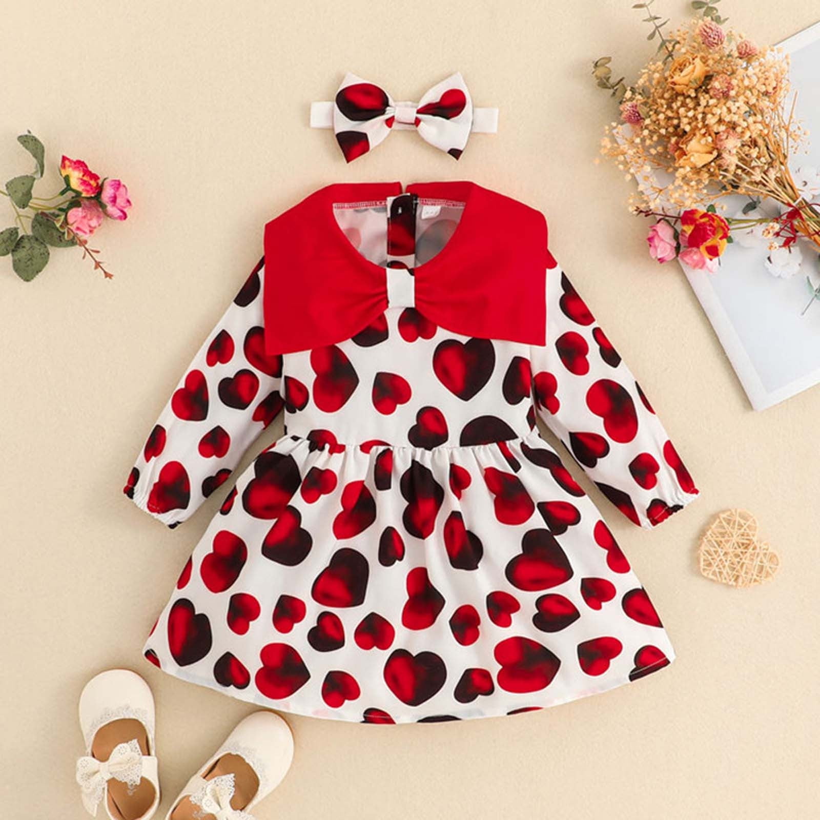 Girls Valentines Day Dress Valentines Day Baby Girls Sweet