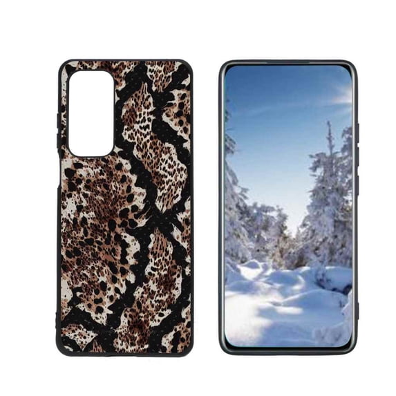 Compatible with Motorola MOTO Edge 5G UW Phone Case, Animal-Skin Case Silicone Protective for Teen Girl Boy Case for Motorola MOTO Edge 5G UW
