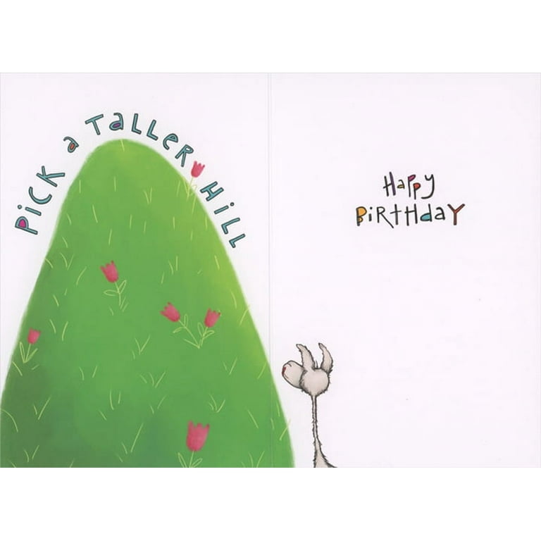 Pictura Dear Evelyn : Almost Over The Hill Funny Birthday Card - Walmart.com, image size:768x768