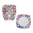 thumbnail image 2 of Chririnla Stretchable Computer Office Chair Cover for Gaming Chair, 2 Piece Office Chair Covers Polyester Fabric Office Chair Slipcover Rabbit Easter Egg Pattern, 2 of 8