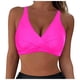 thumbnail image 2 of Trajes de baño para mujer, Trajes de baño para mujer, Traje de baño bikini liso sin mangas para mujer, Traje de baño con relleno push-up, Blusa de traje de baño para mujer, Traje de baño de poliéster, 2 of 4