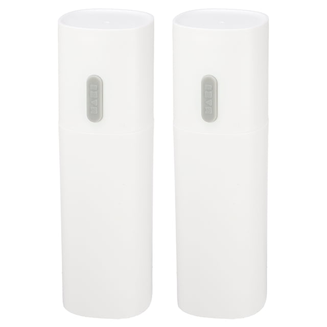 Estuche de Viaje para Cepillo de Dientes Unique Bargains 2 Piezas Blanco 7.68 x 2.36
